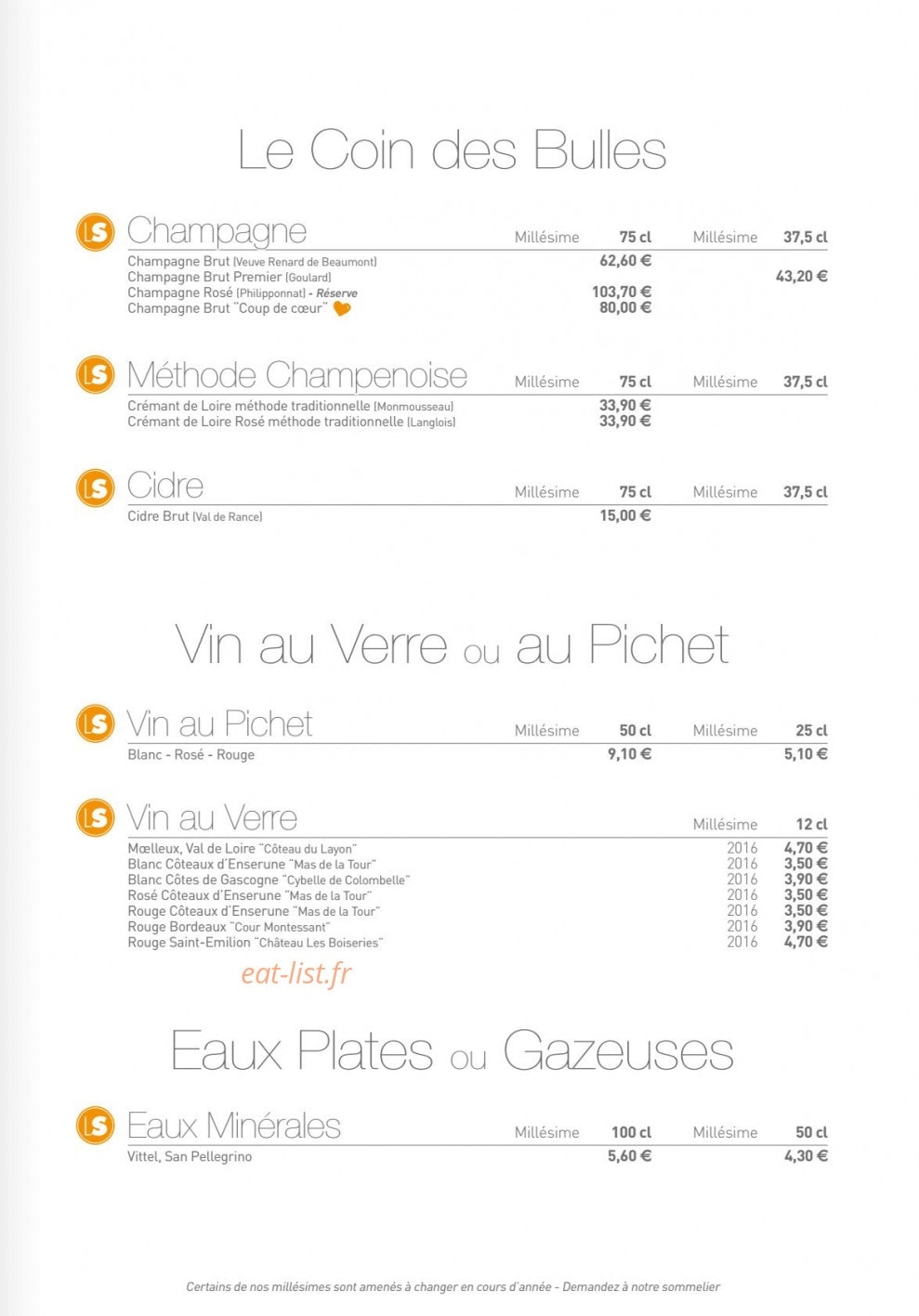 La sellerie — carte page 7
