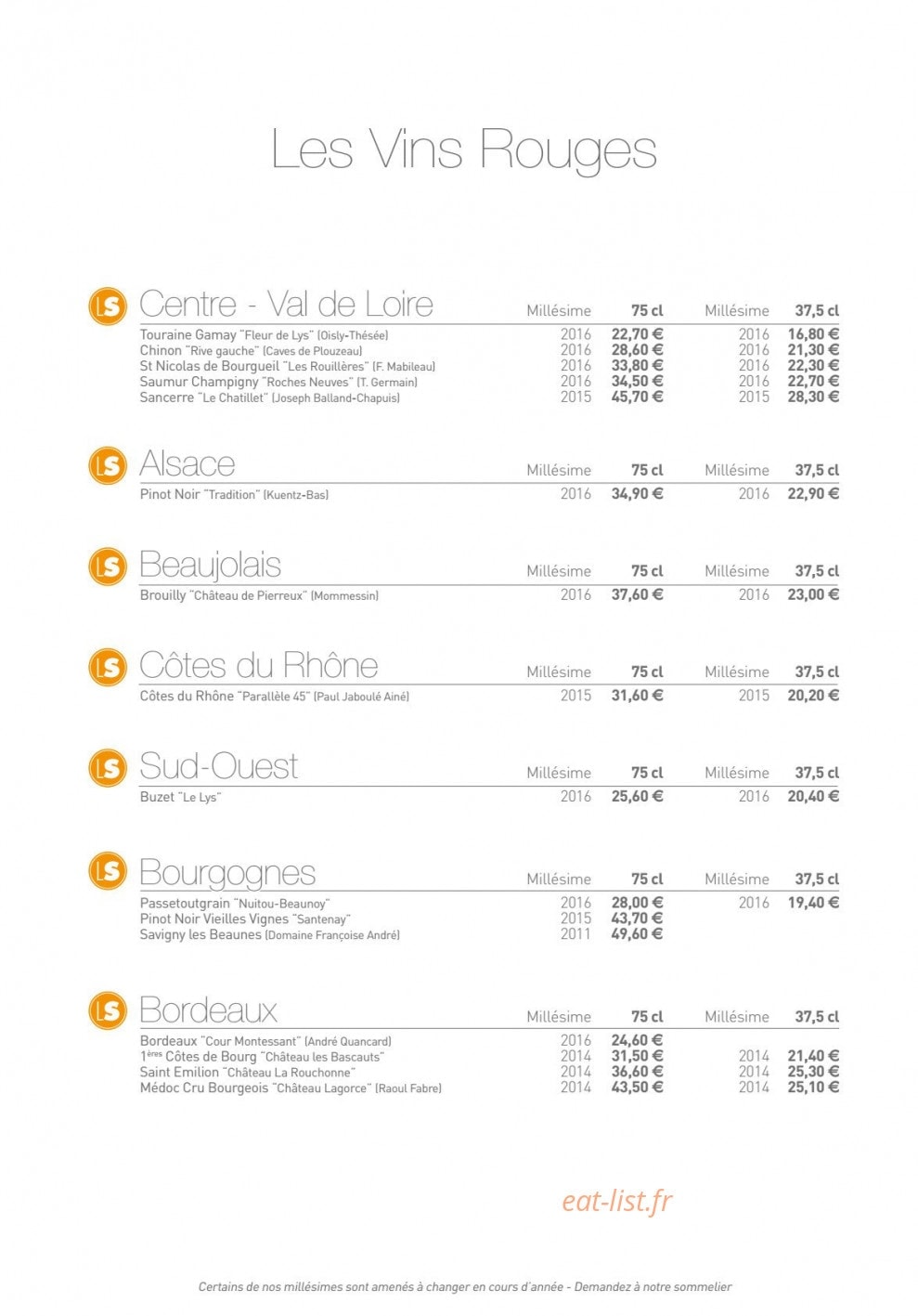 La sellerie — carte page 6