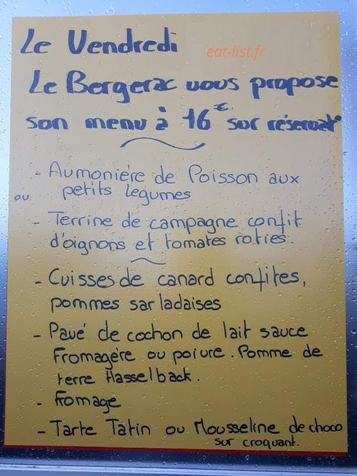 Le Bergerac — carte page 1