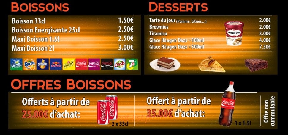 Presto Pizza — carte page 6