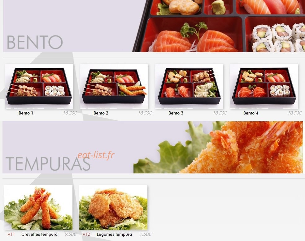 Ayako Sushi — carte page 10