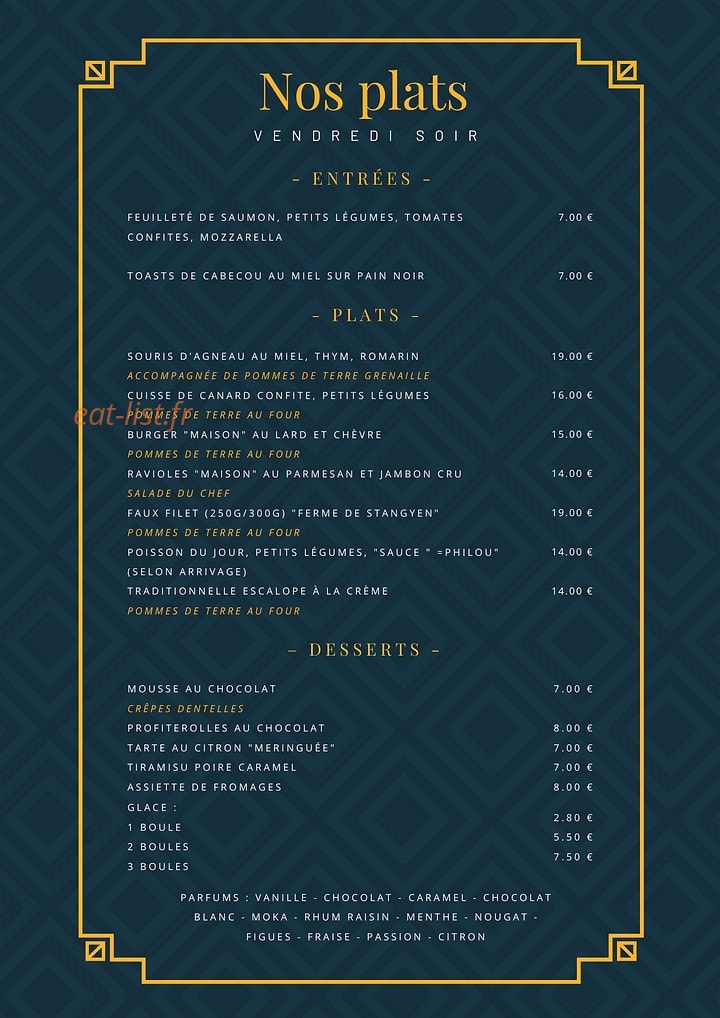 Bar du Stade — carte page 2
