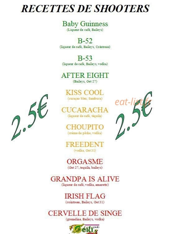 Ceili — carte page 1