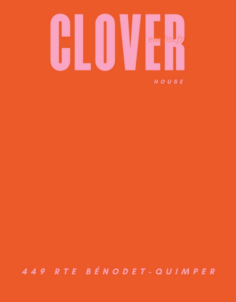Clover House — carte page 1