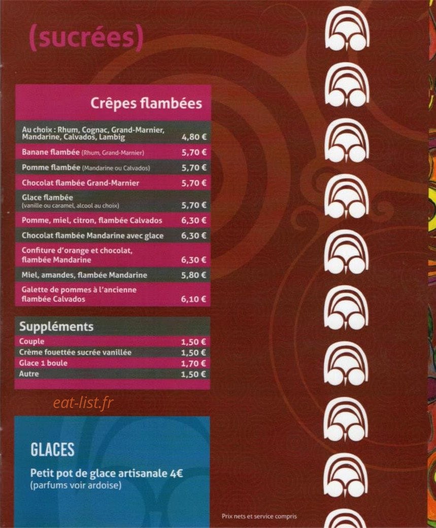Crêperie du frugy — carte page 3