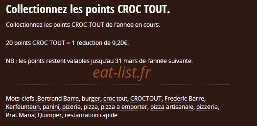 Croc Tout — carte page 6