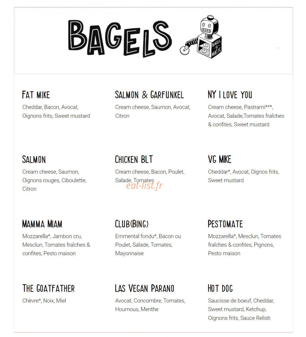 Emilie's — carte page 2