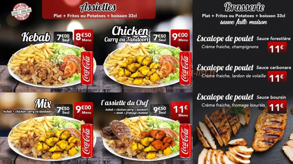 Factory Food — carte page 6