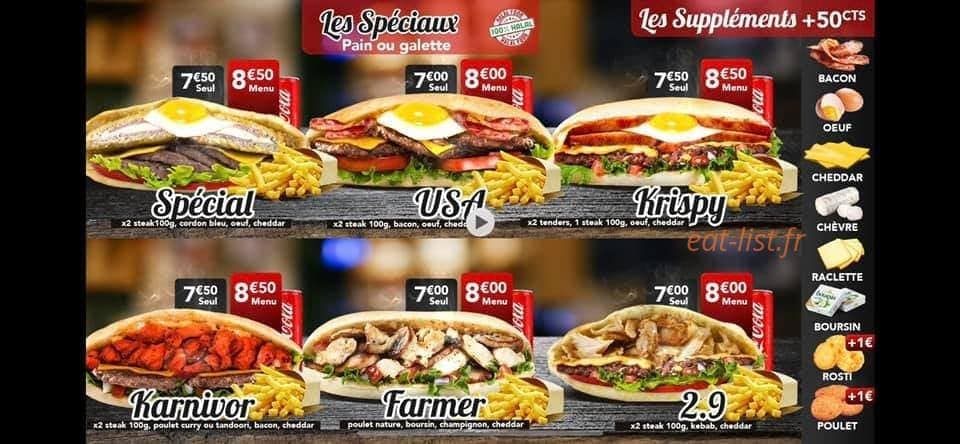 Factory Food — carte page 2