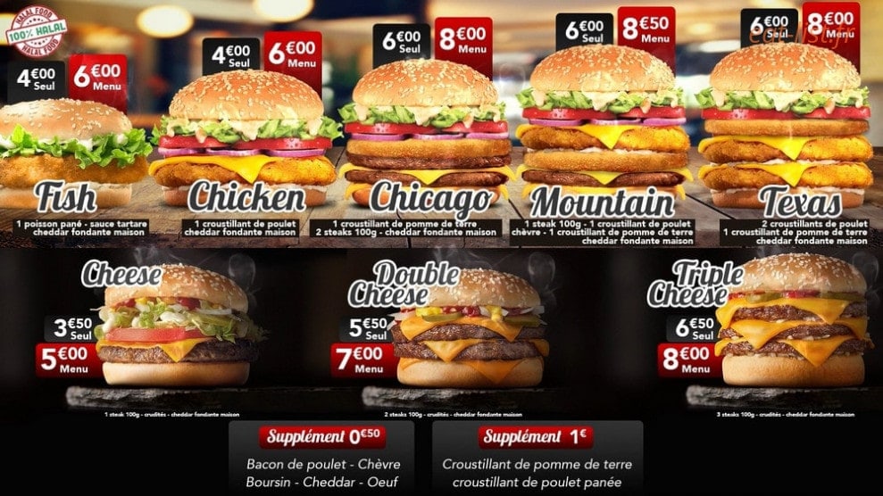 Factory Food — carte page 4