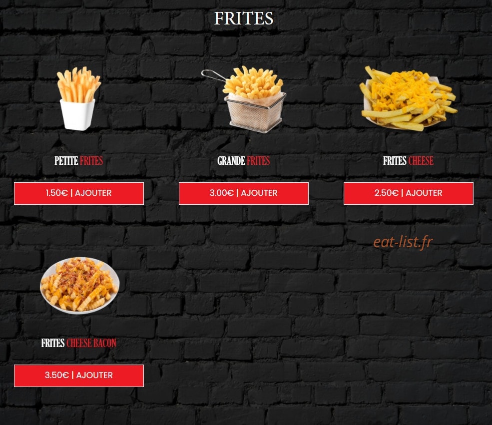 L'Atlas Kebab — carte page 8