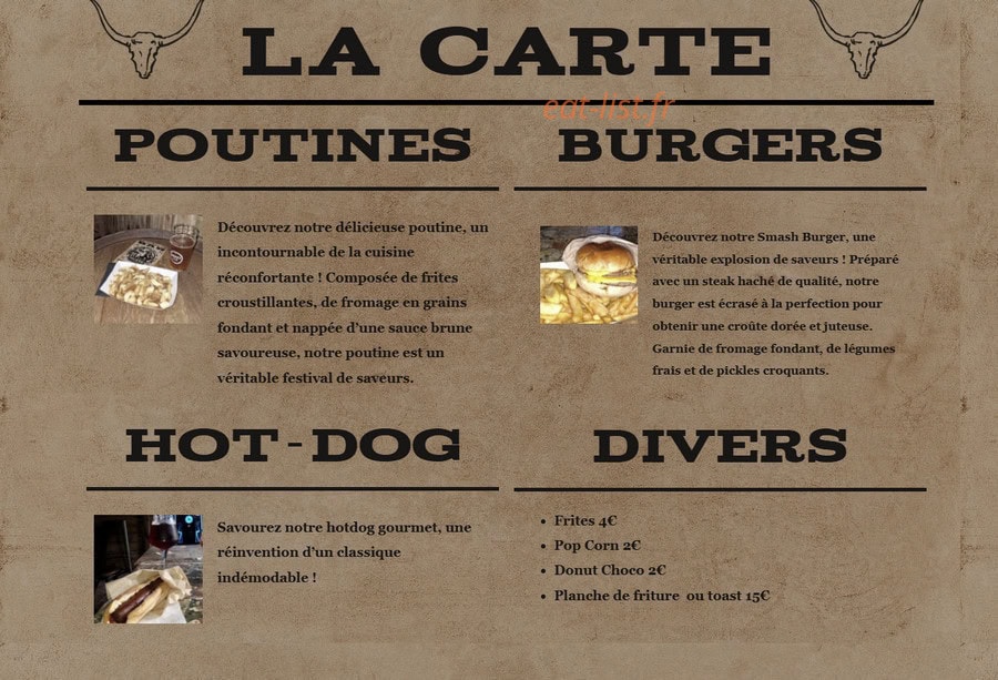 La Bête à Cornes — carte page 1