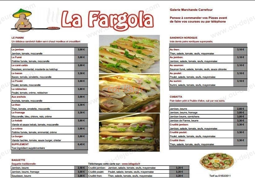 La Fargola — carte page 2