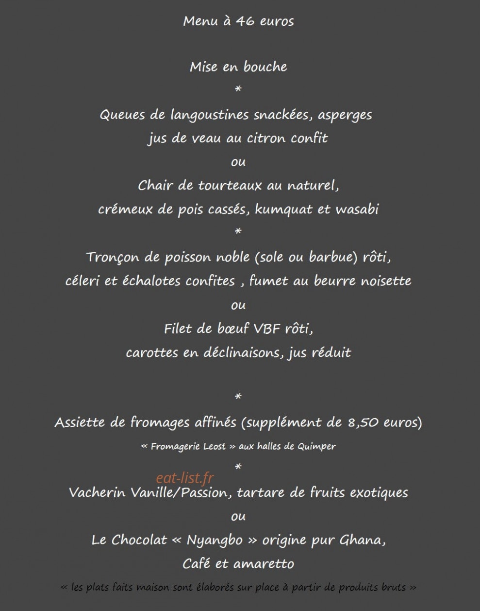 La ferme de l'odet — carte page 2