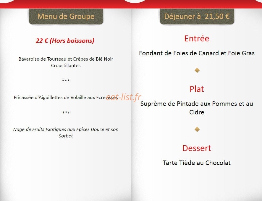 La feuillantine — carte page 3