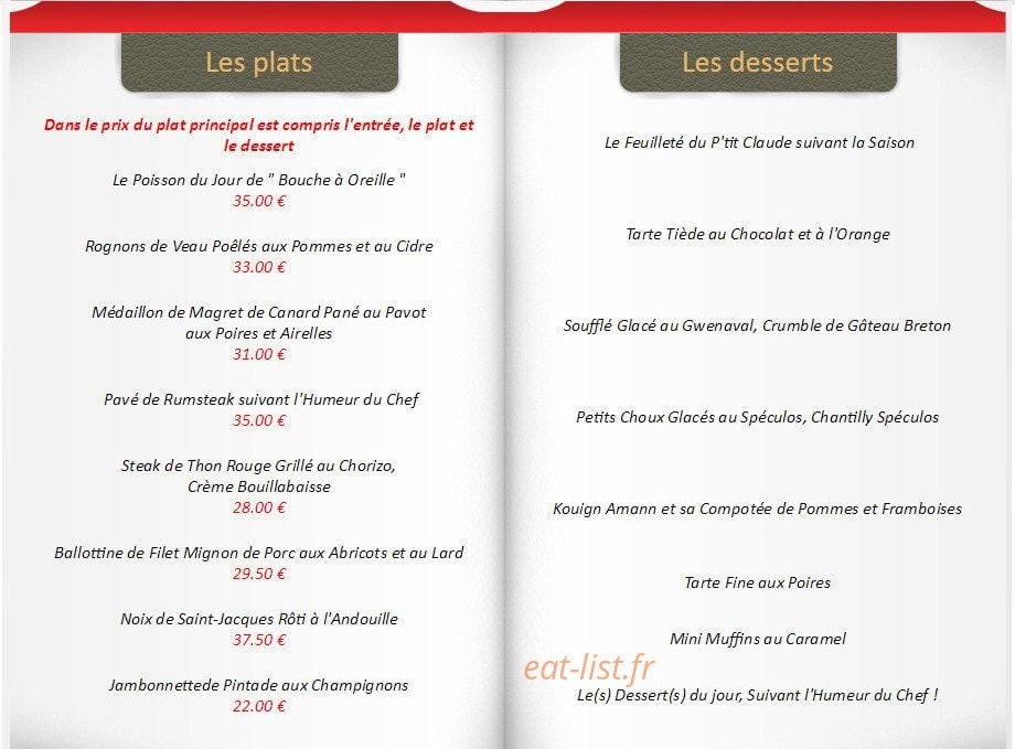 La feuillantine — carte page 2