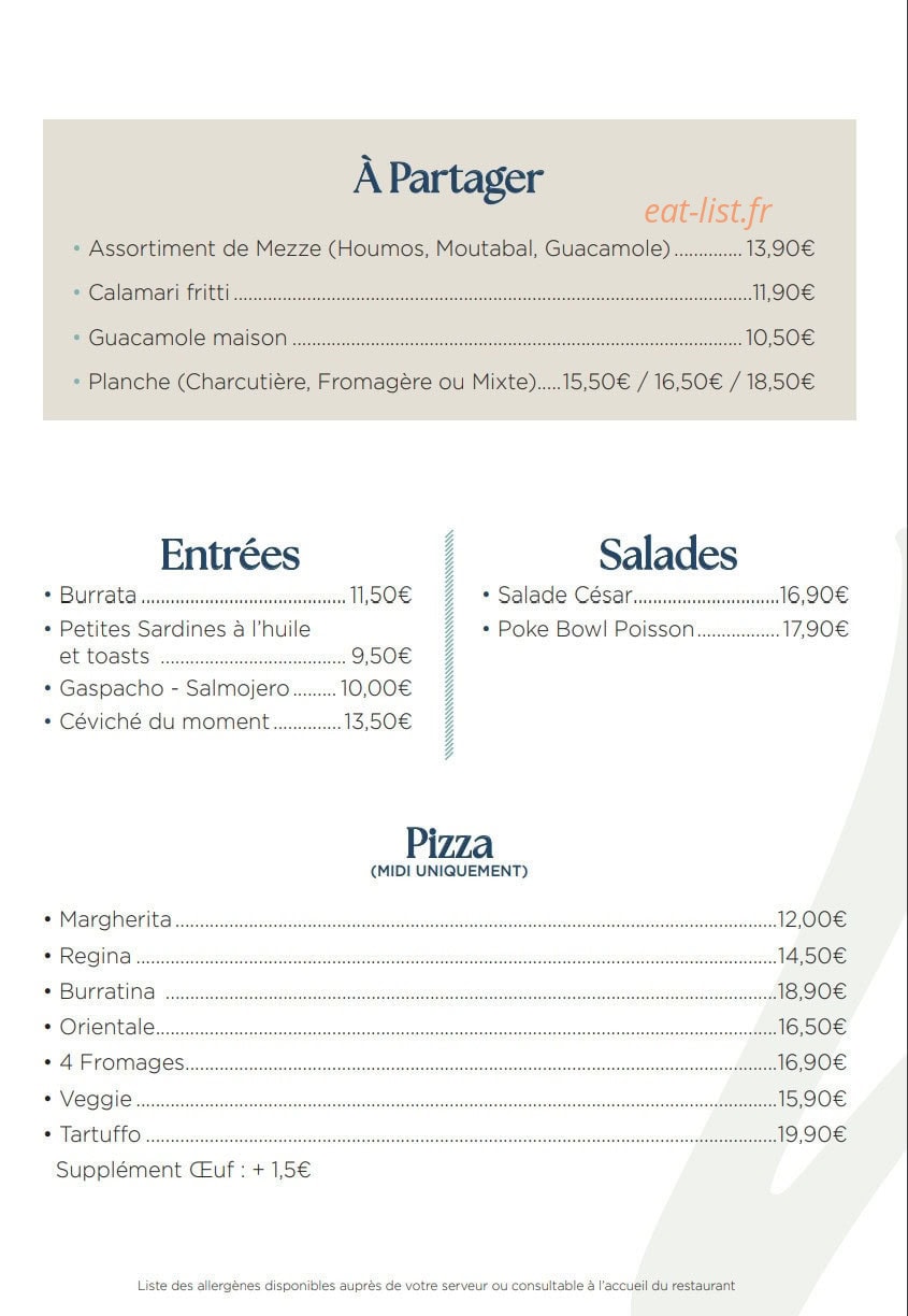 La Maison — carte page 2