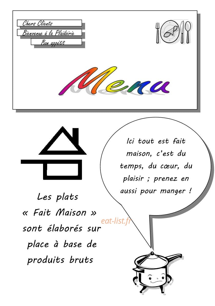 La plaidoirie — carte page 1