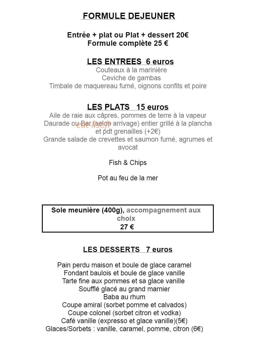 Le Bar Iodé — carte page 3