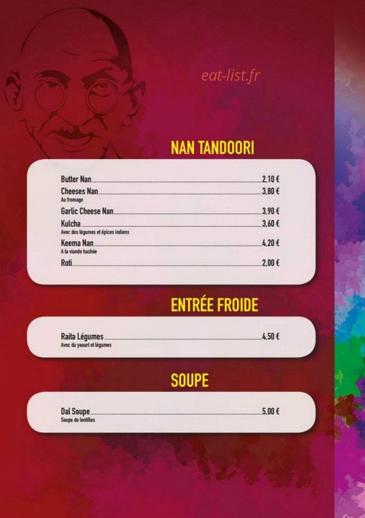 Le Gandhi — carte page 3