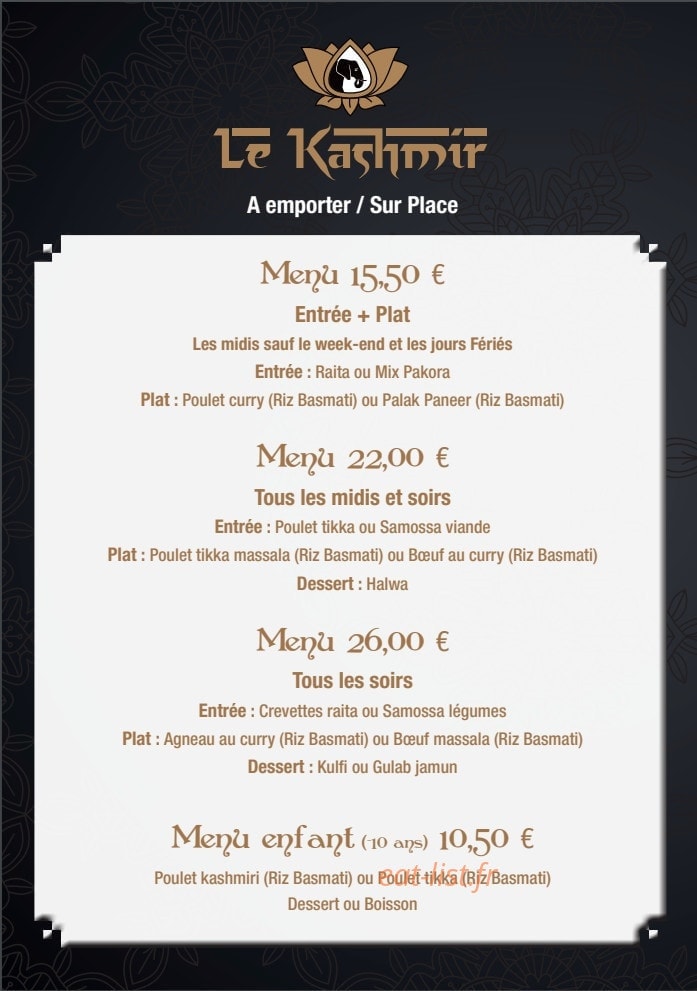 Le Kashmir — carte page 4