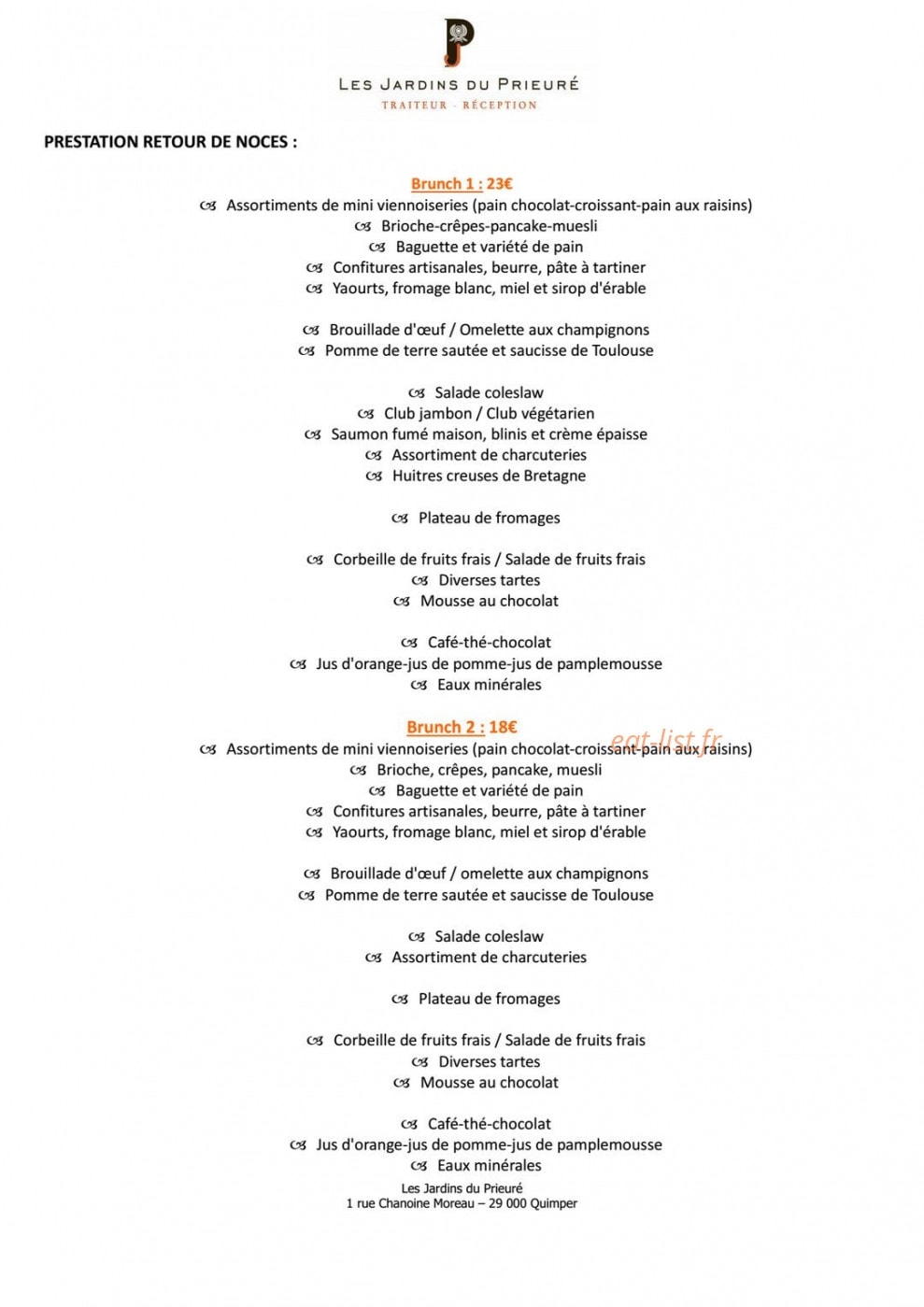 Le prieuré — carte page 18