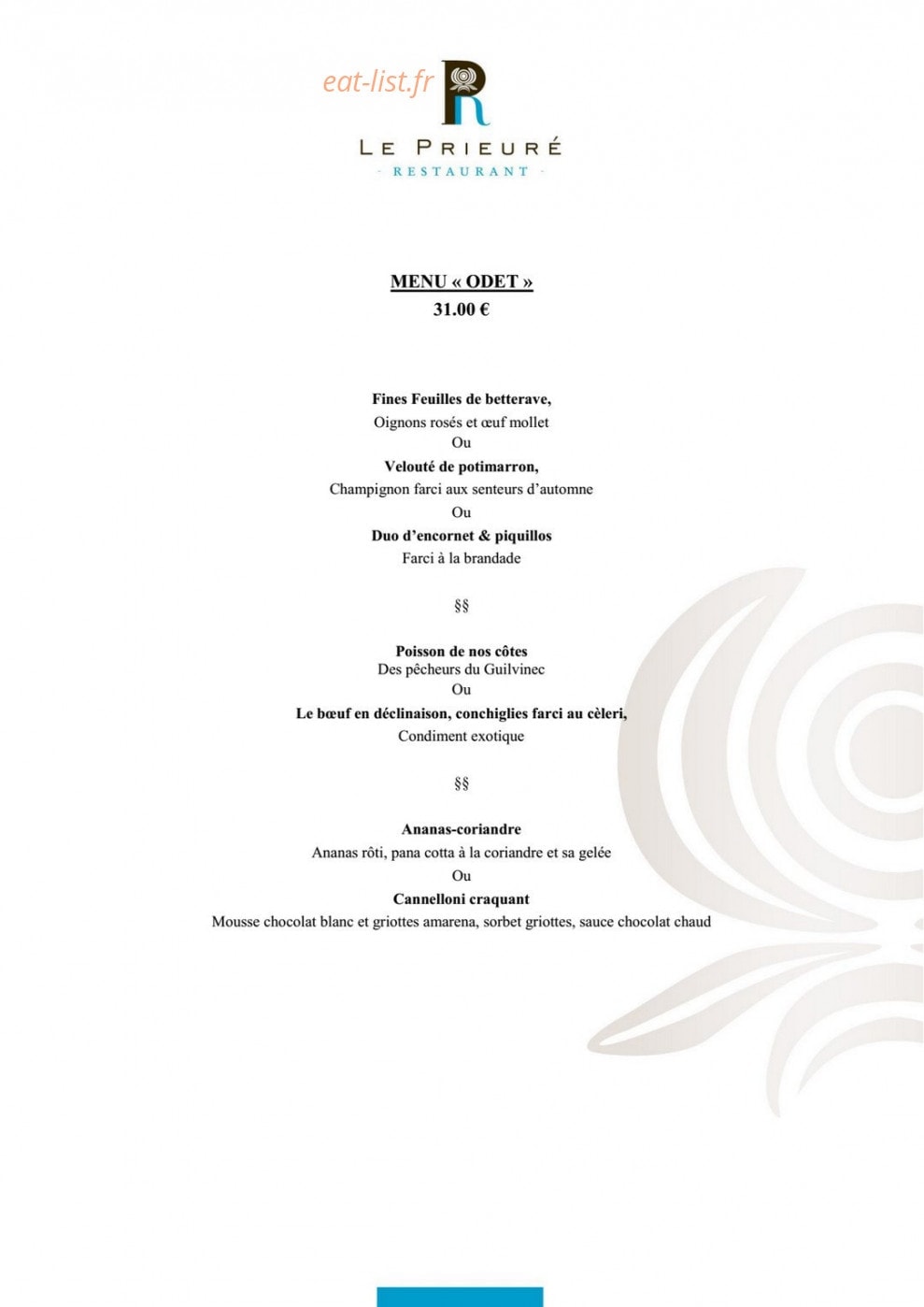 Le prieuré — carte page 5