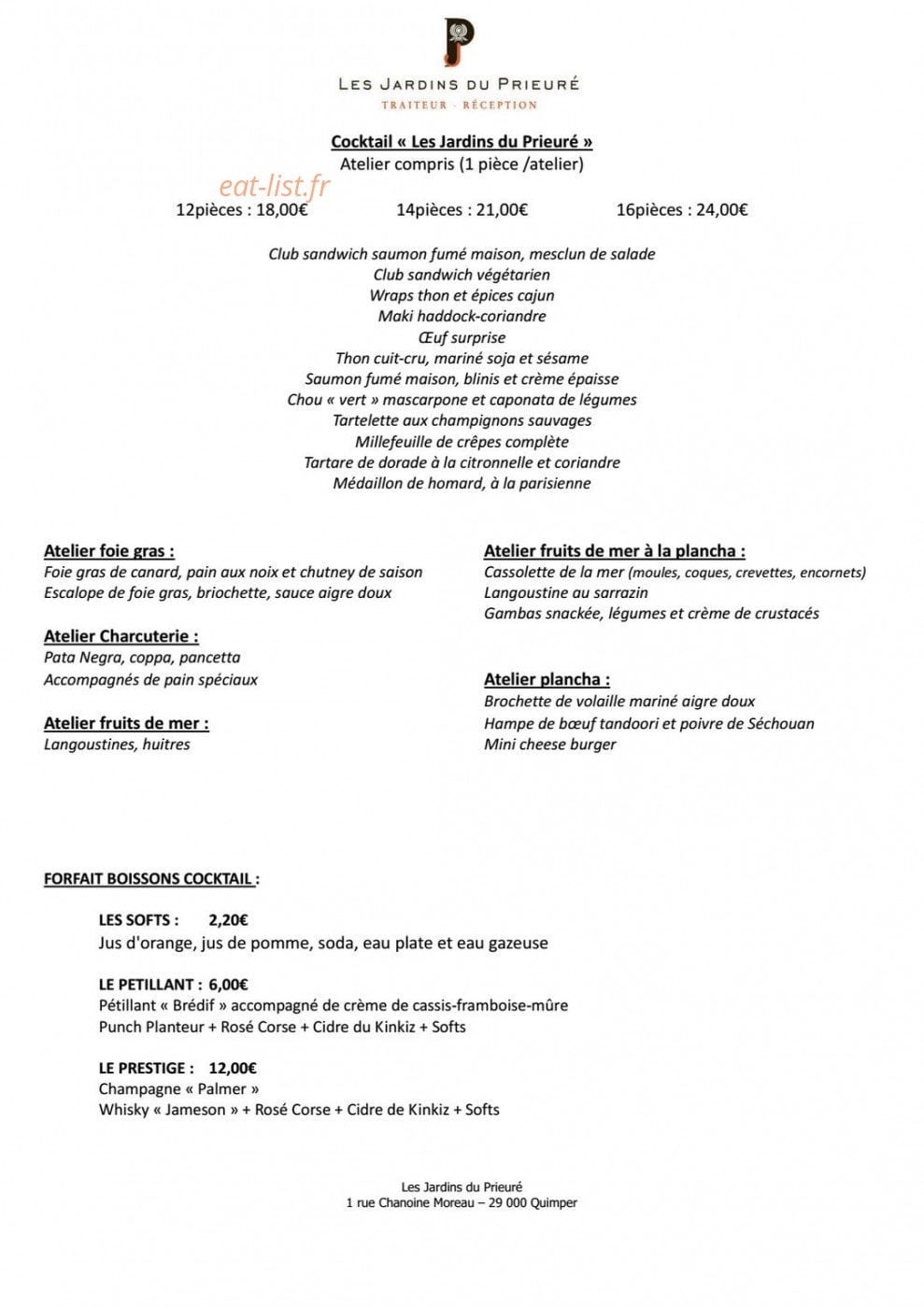 Le prieuré — carte page 13