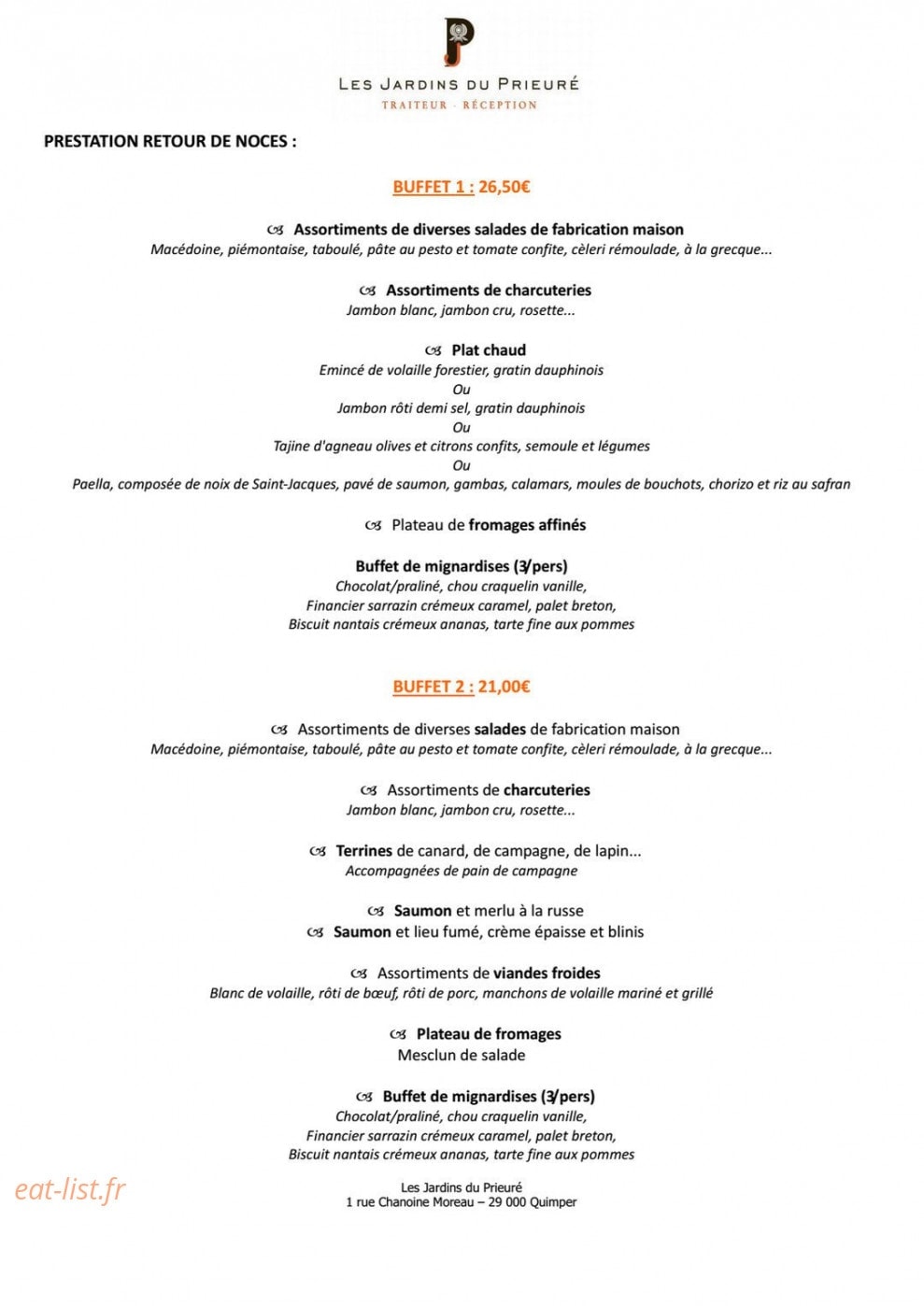 Le prieuré — carte page 20