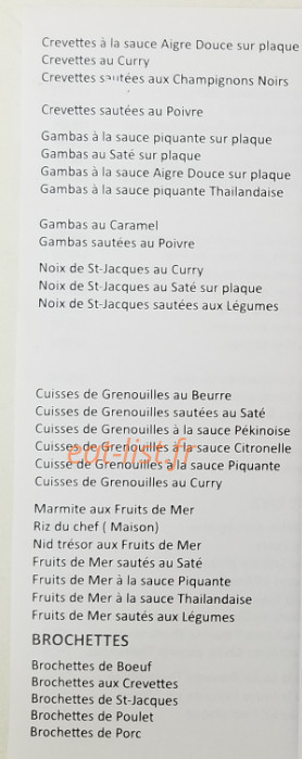 Le shangaï — carte page 2