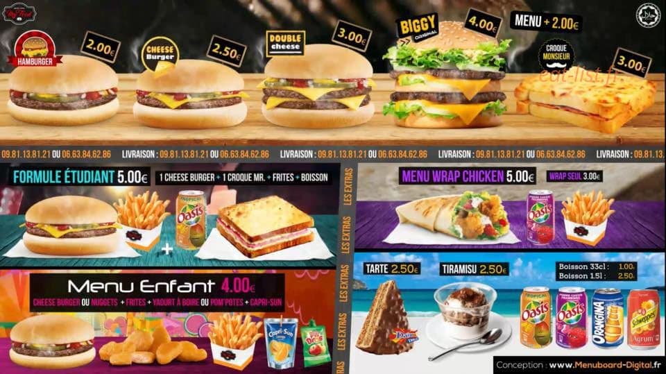 My Food — carte page 3