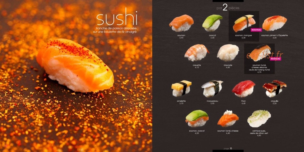 My Sushi Bar — carte page 8