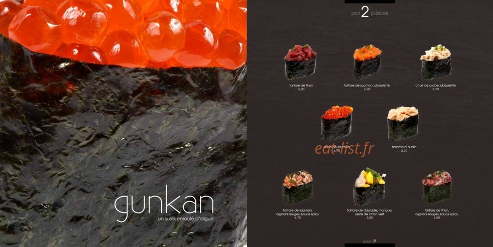 My Sushi Bar — carte page 9