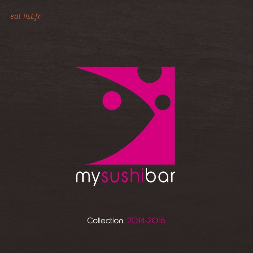My Sushi Bar — carte page 1