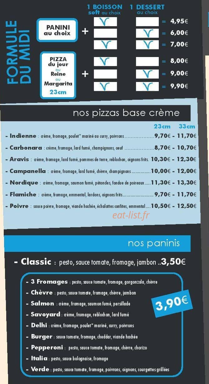 Pizza Nino — carte page 3