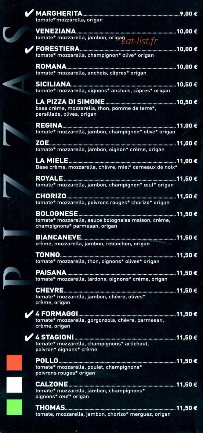 Pomodoro e Basilico — carte page 3