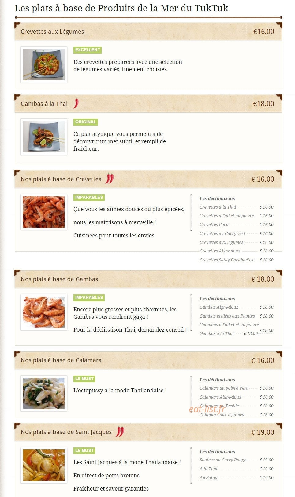 Tuk tuk — carte page 3