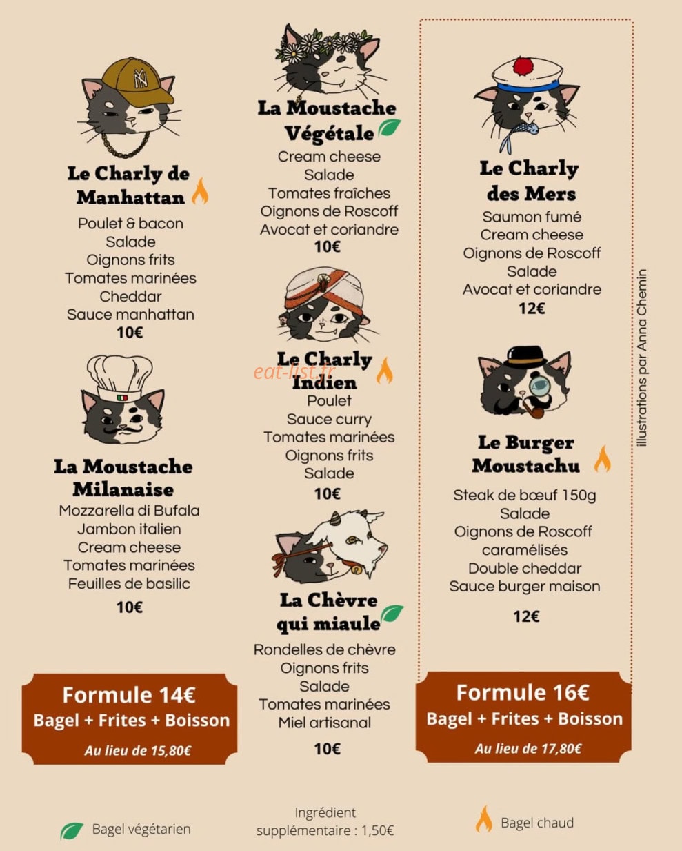 Charly Moustache — carte page 1