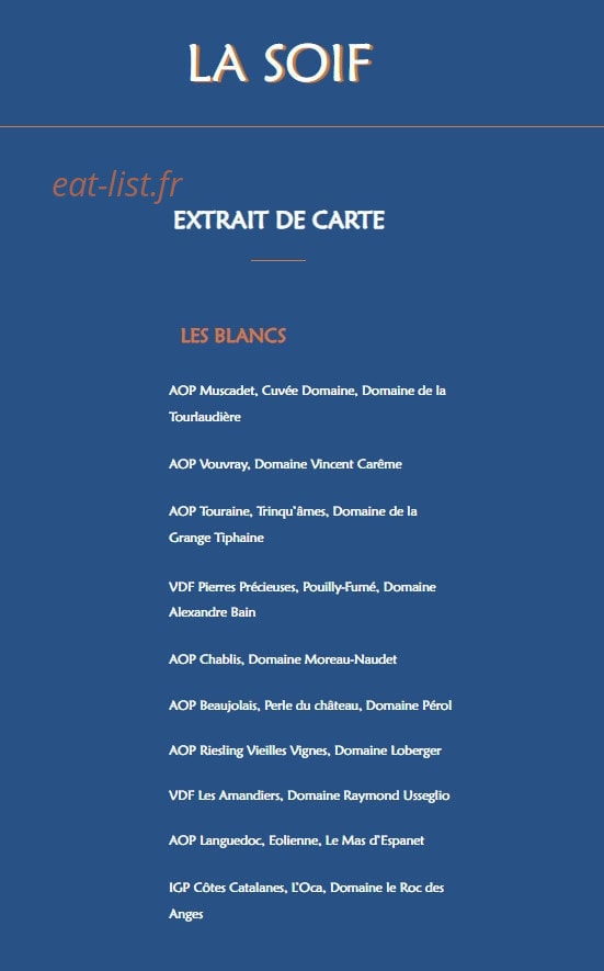 L'Amuse-Louche — carte page 3