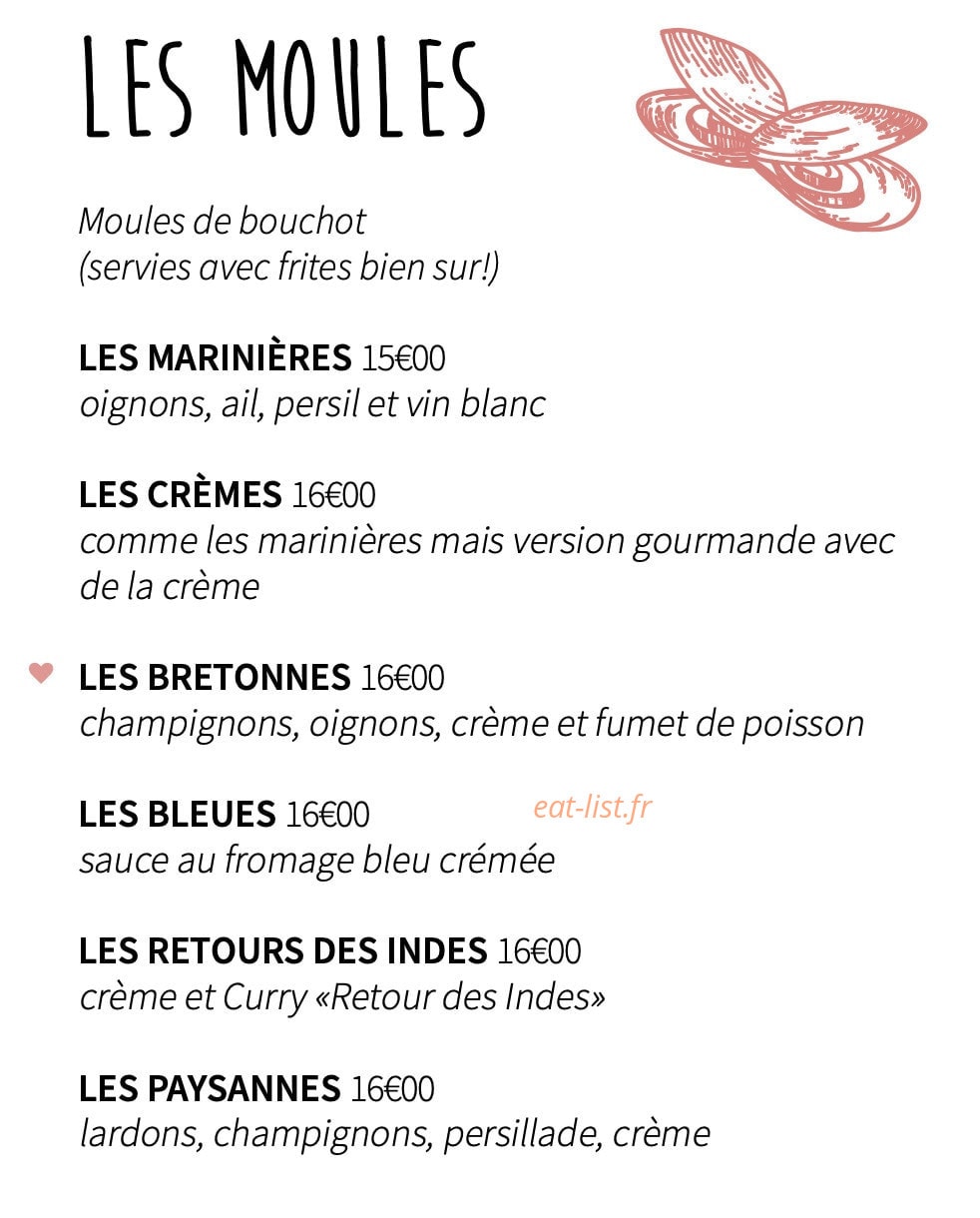 La Capitainerie — carte page 10