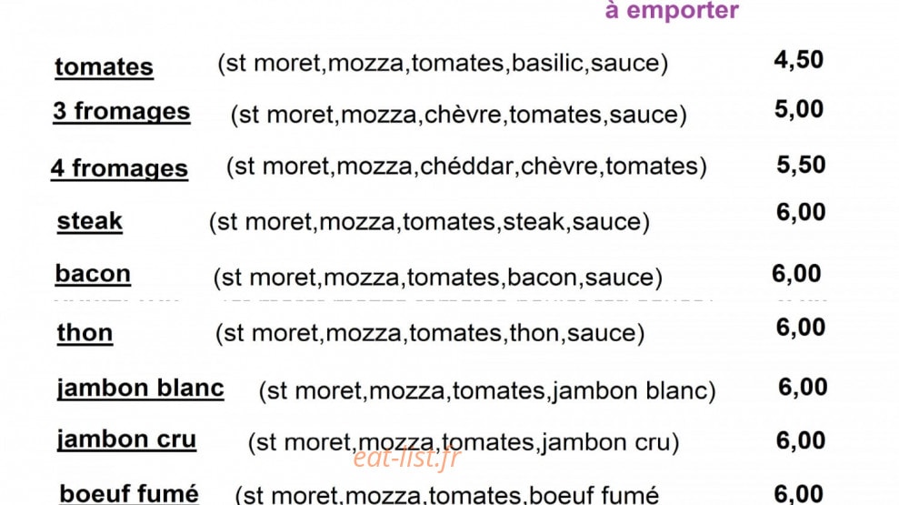 La Pause Burger — carte page 5