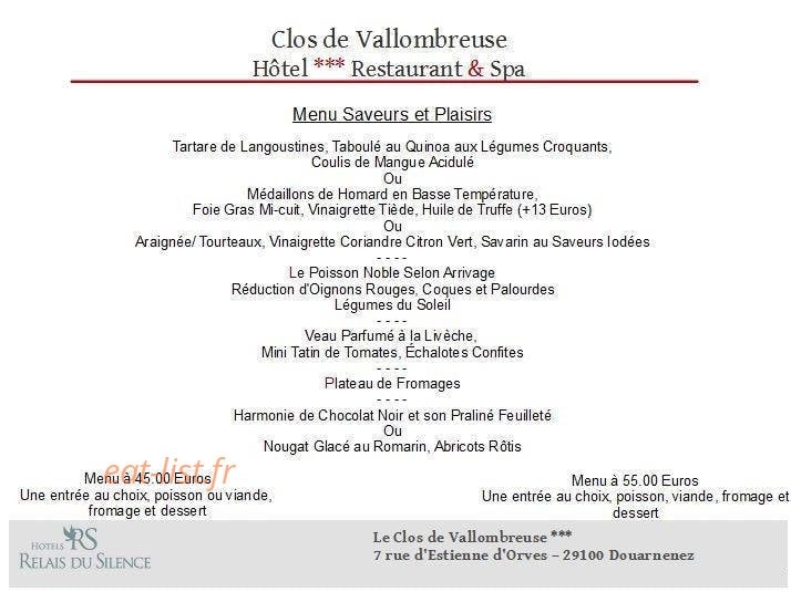 Le Clos de Vallombreuse — carte page 7