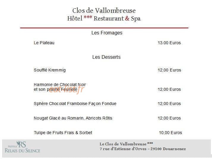 Le Clos de Vallombreuse — carte page 5