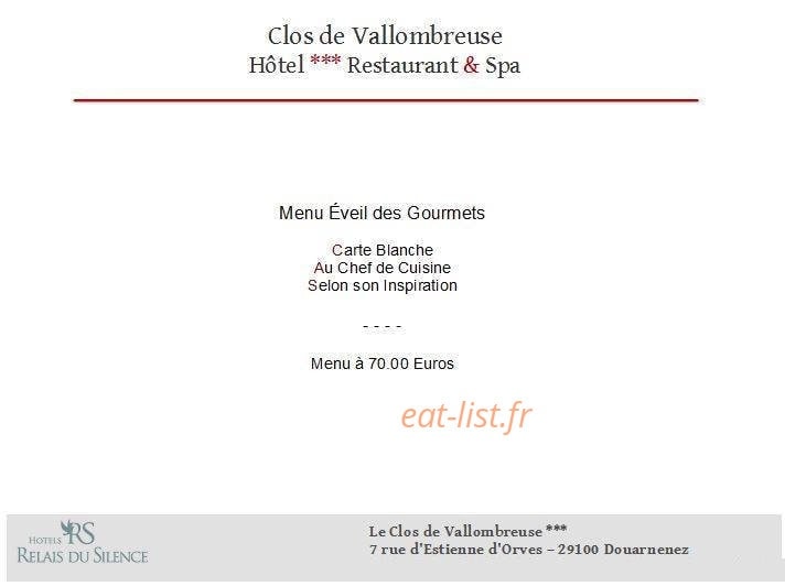 Le Clos de Vallombreuse — carte page 8