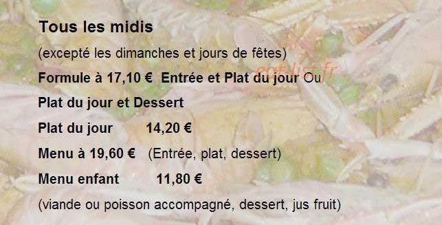 Restaurant Athanor — carte page 7