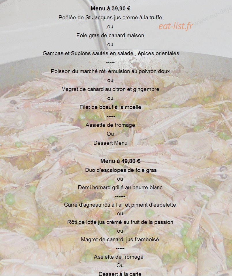 Restaurant Athanor — carte page 5