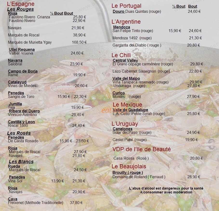 Restaurant Athanor — carte page 8