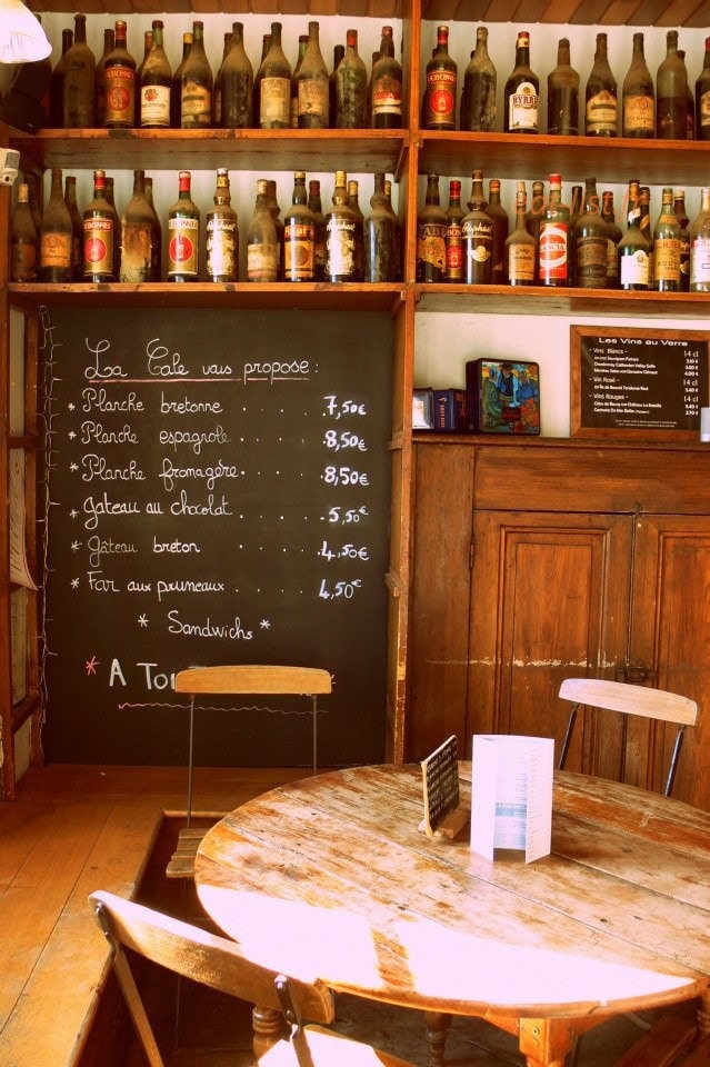 Café de la Cale — carte page 1