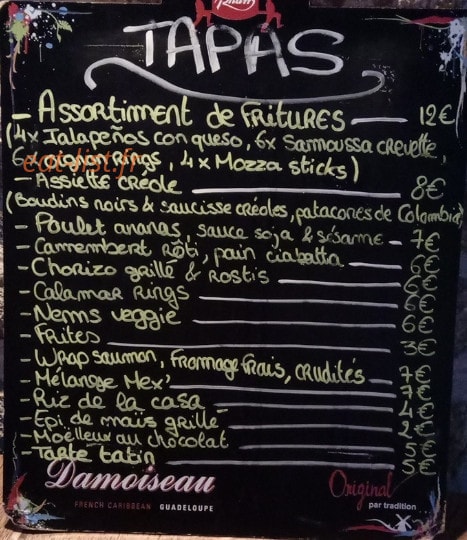 Le Café Local — carte page 1