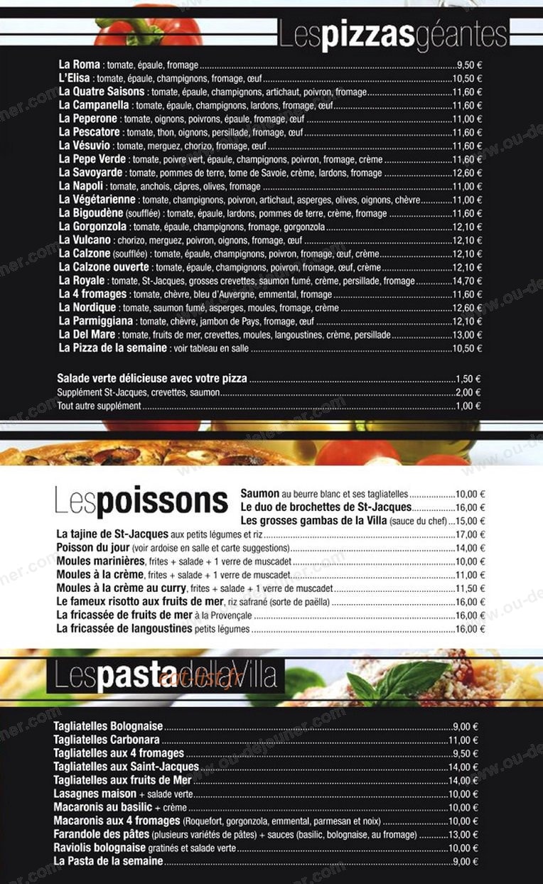 Villa Lanio — carte page 3